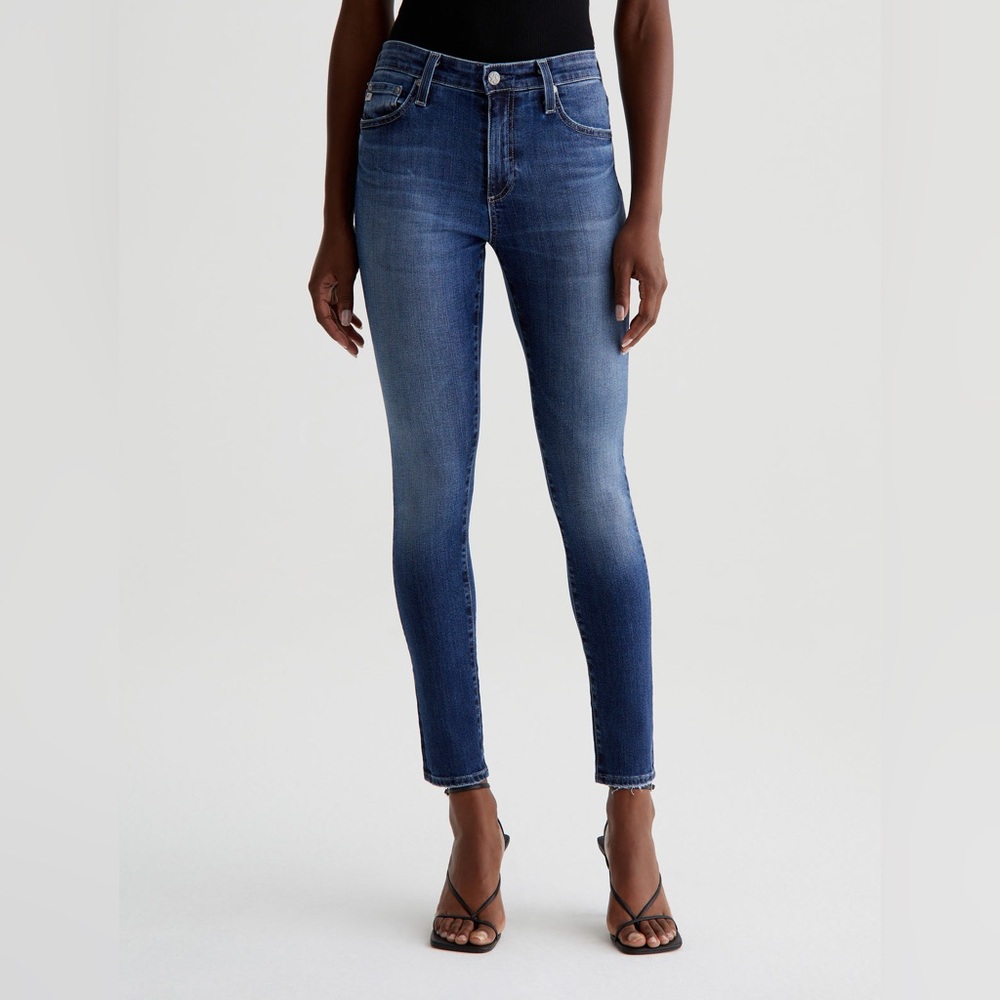 AG Adriano Goldschmeid Farrah High Rise Skinny Ankle Jean AG-ED Size 26R